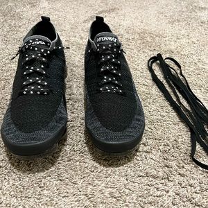 Nike vapor max triple black size 12 with star, reflective, laces  an originals